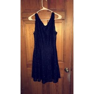 Sparkly Navy Classy Dress